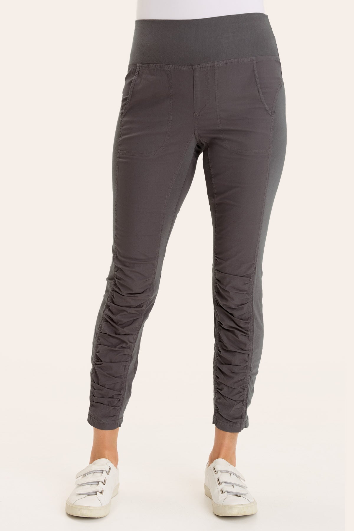High Waist Penny Legging in Charcoal  - XCVI