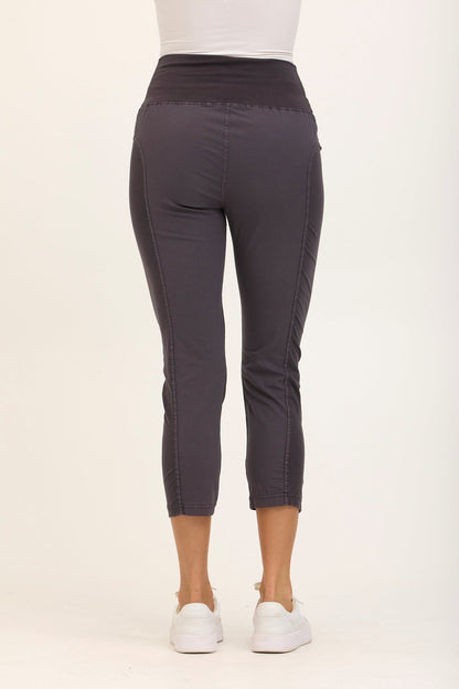 High Waist Jetter in Charcoal  - XCVI