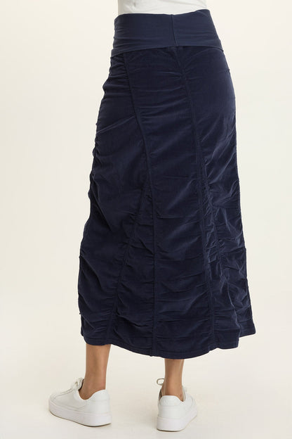 Wearables Cord Shirred Long Skirt  - XCVI