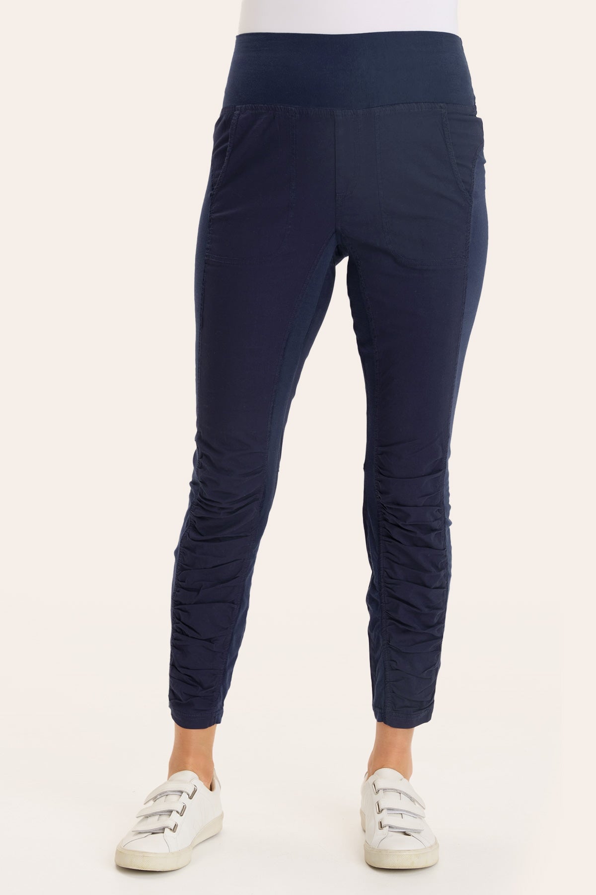 High Waist Penny Legging in Navy  - XCVI
