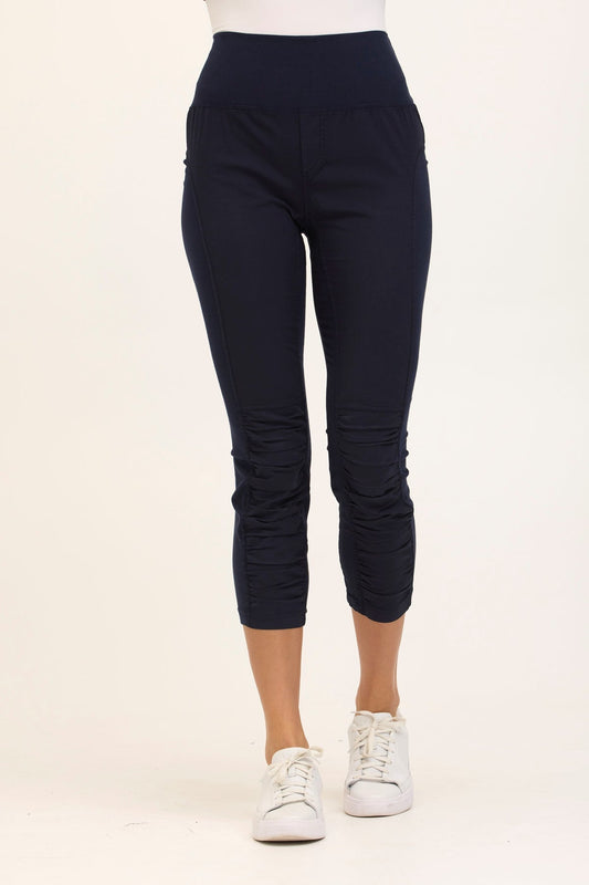 High Waist Jetter in Navy  - XCVI