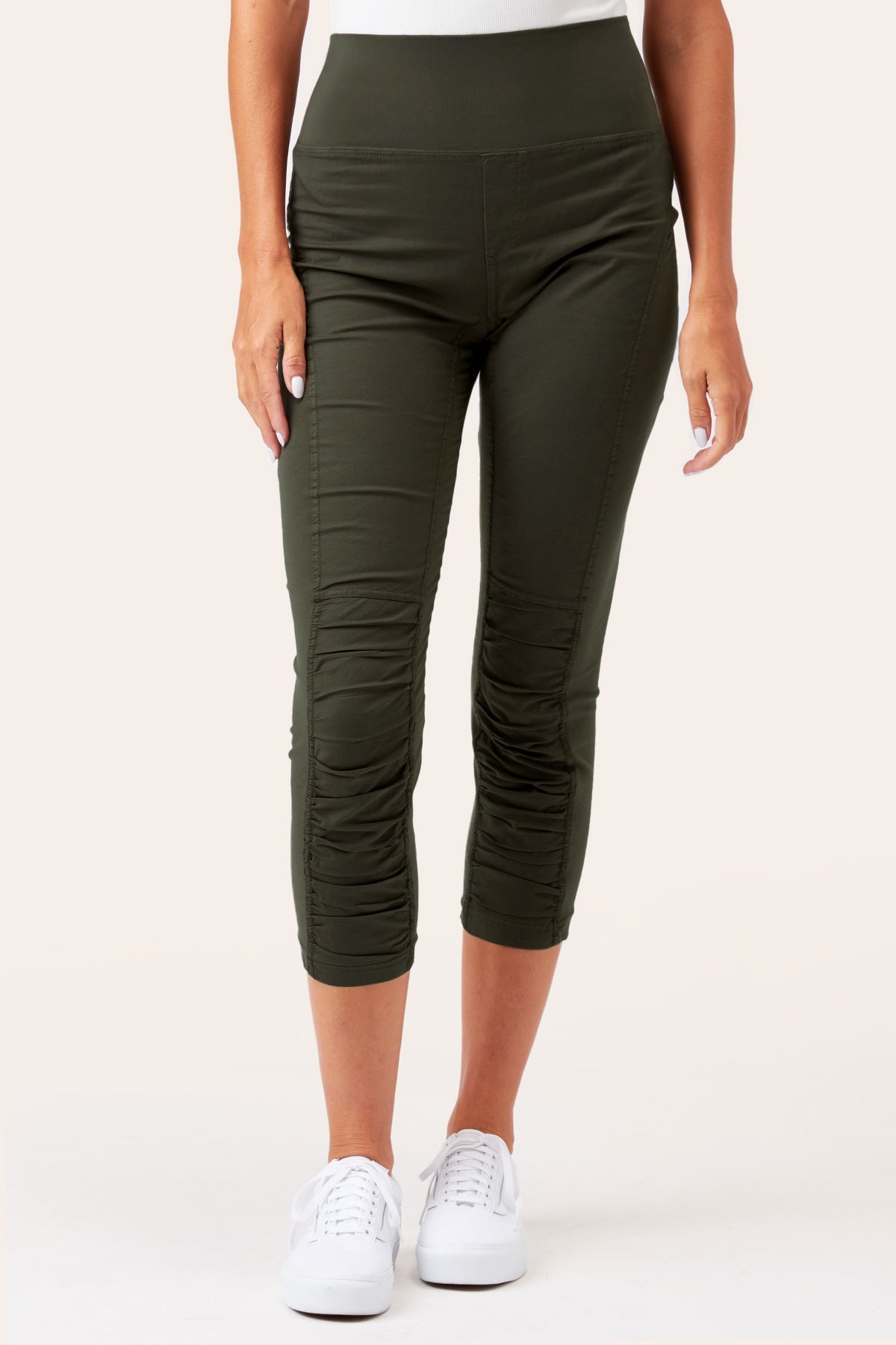High Waist Jetter in Olive  - XCVI