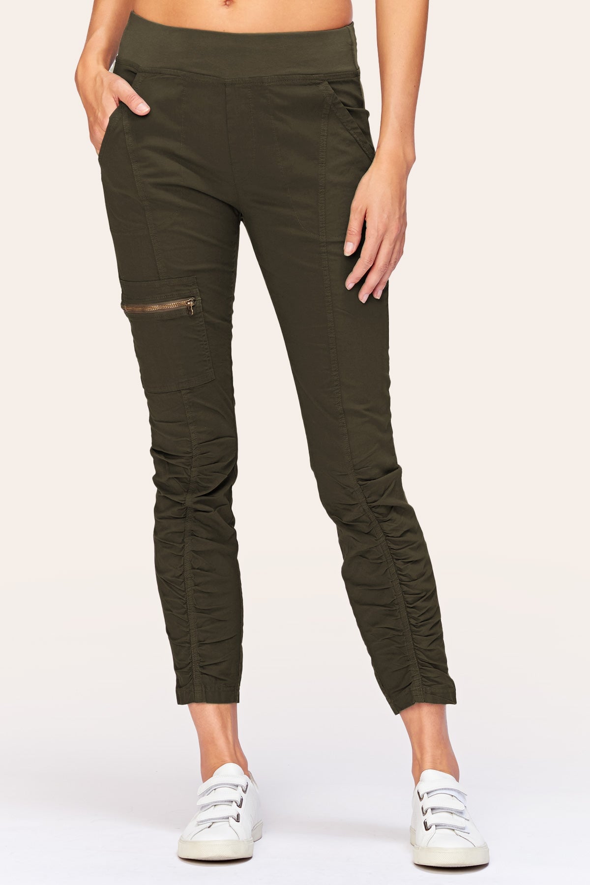 Malanda Pant in Olive  - XCVI