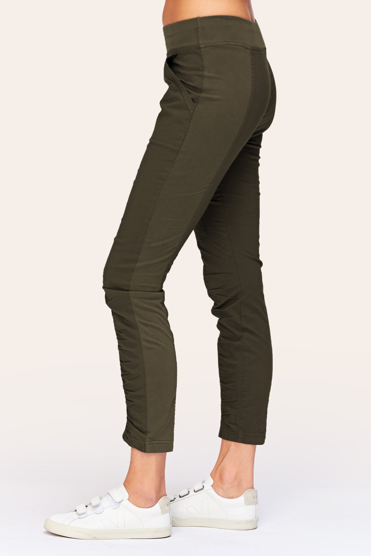 Malanda Pant in Olive  - XCVI