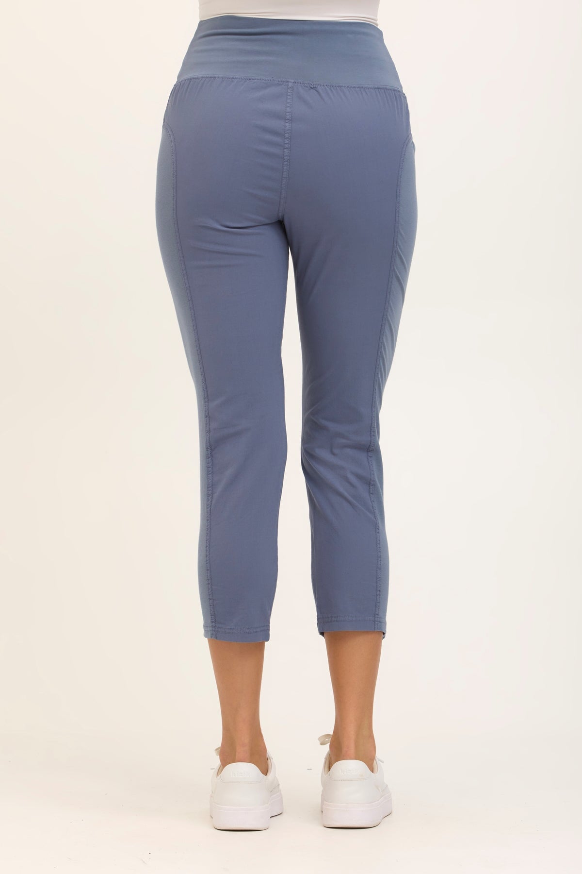 Wearables High Waist Poplin/Jersey Jetter Crop Legging  - XCVI