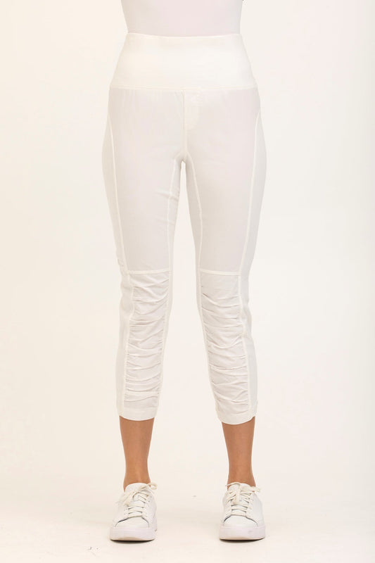 High Waist Jetter in White  - XCVI
