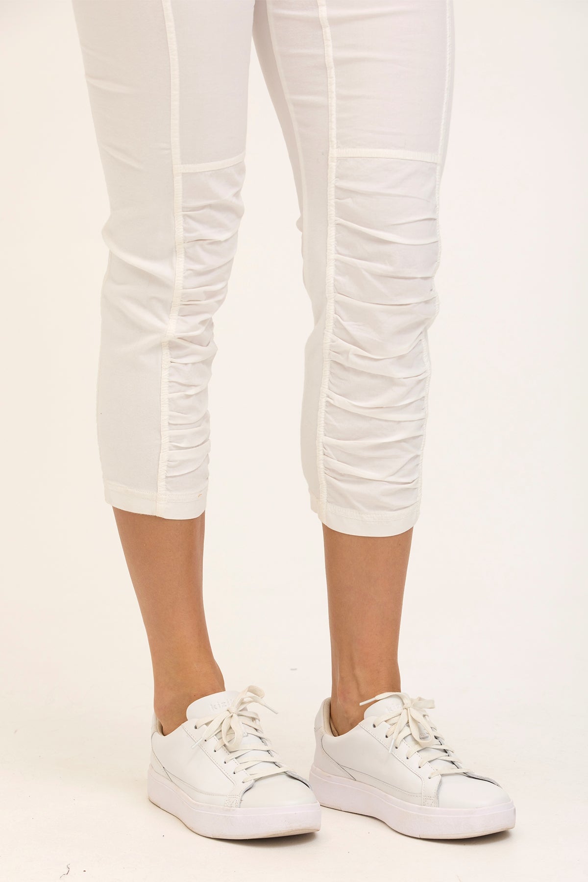 High Waist Jetter in White  - XCVI