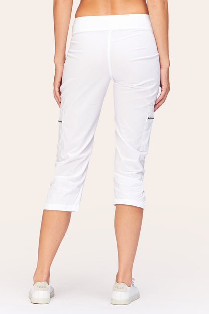 Nadia Crop in White  - XCVI
