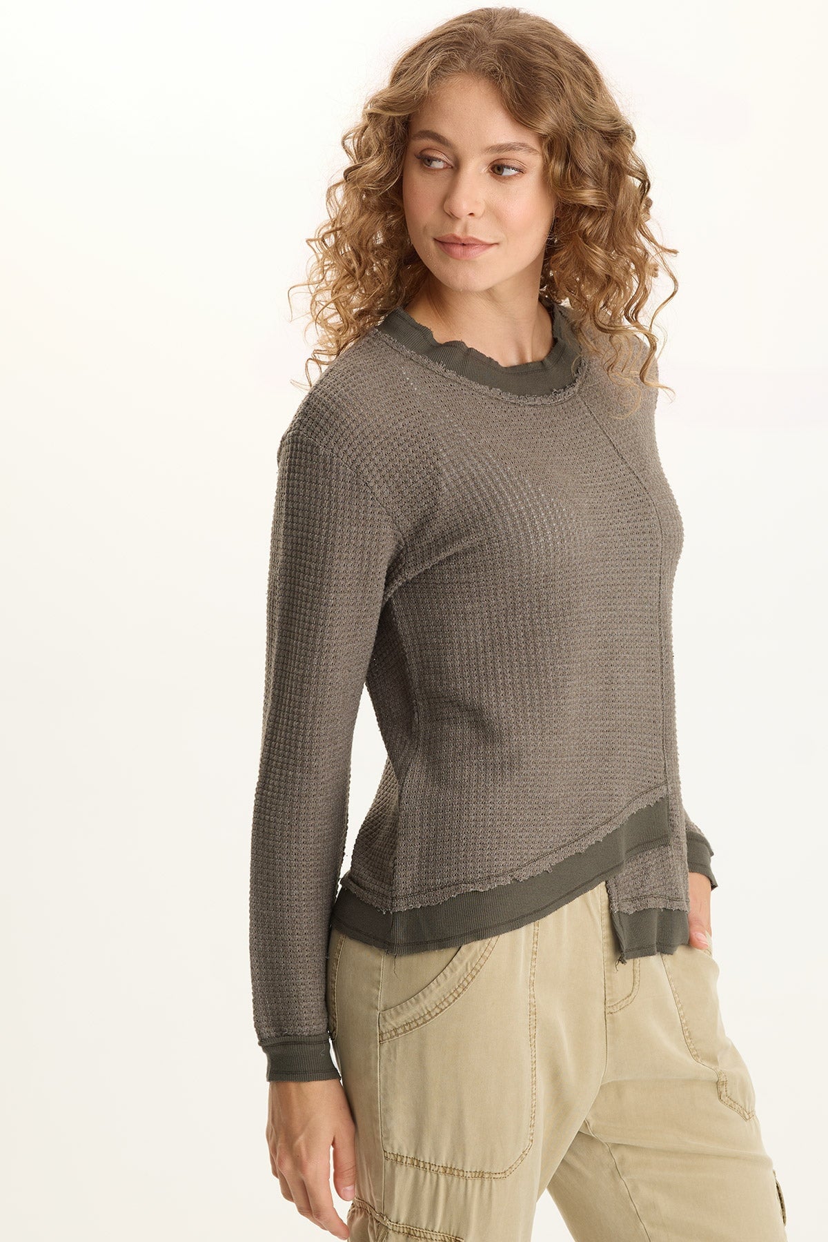 Alvis Thermal Asymmetrical Long-Sleeve Top Rejuvenation - XCVI