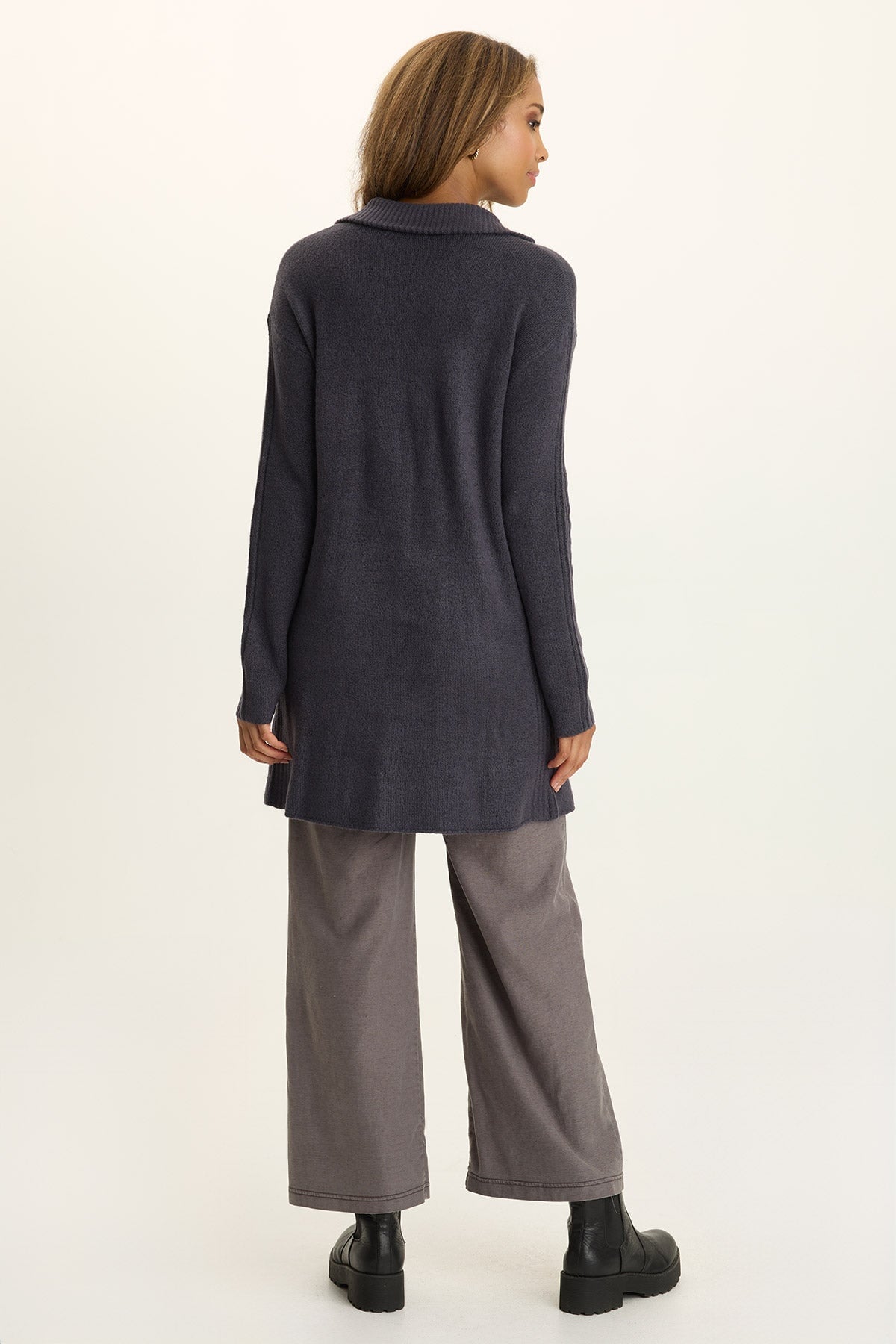 Wearables Pierson Knit Cardigan Quixotic Plum - XCVI
