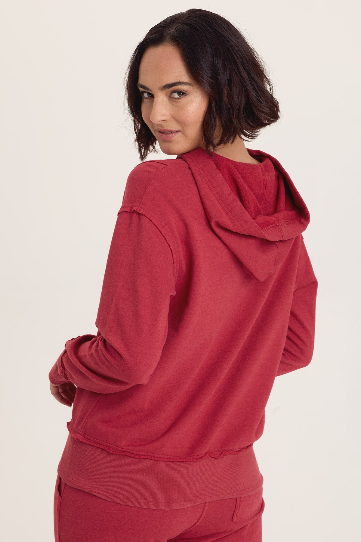 Wearables Rosalyn Casual Fleece Hoodie Corundum - XCVI