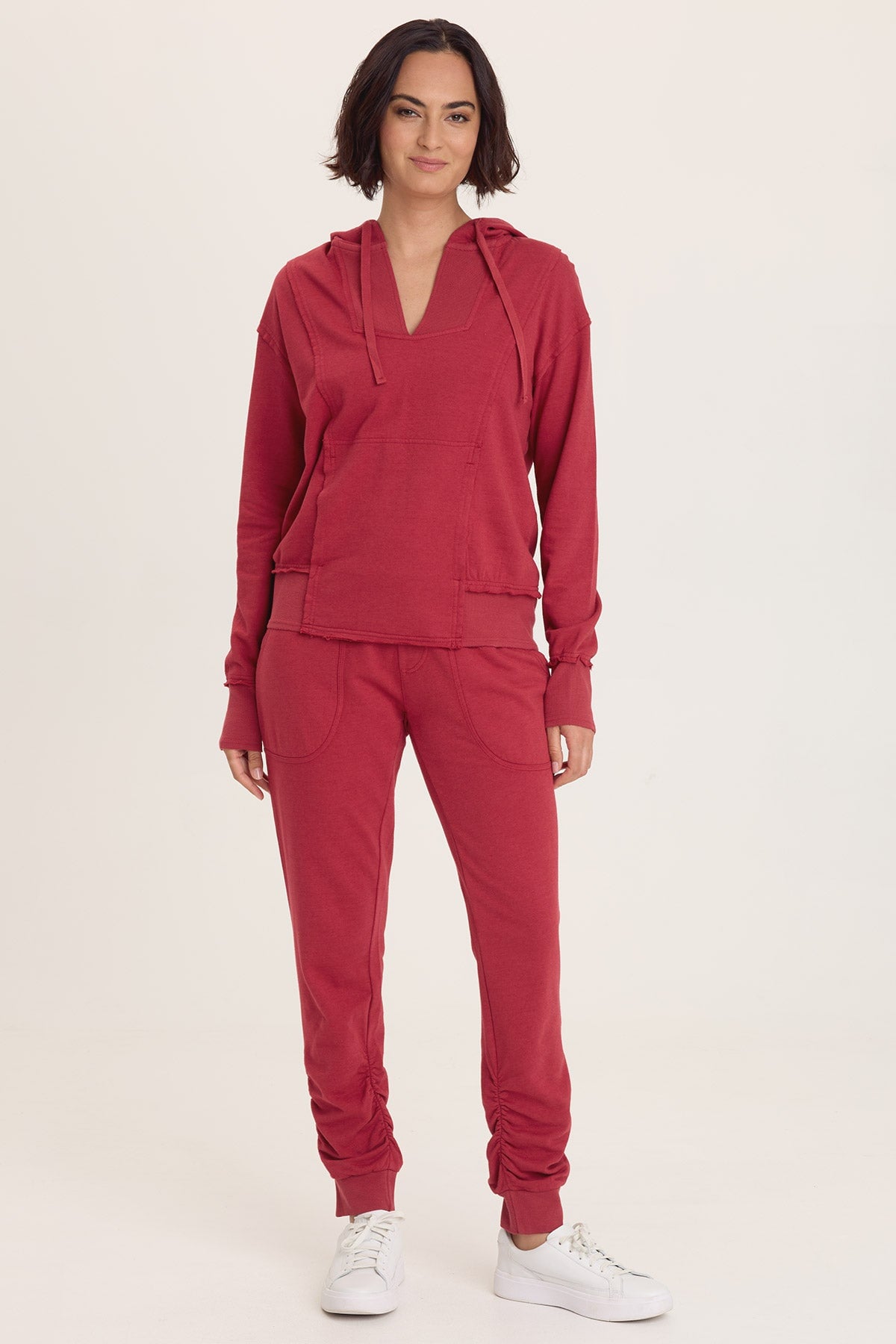 Wearables Rosalyn Casual Fleece Hoodie Corundum - XCVI
