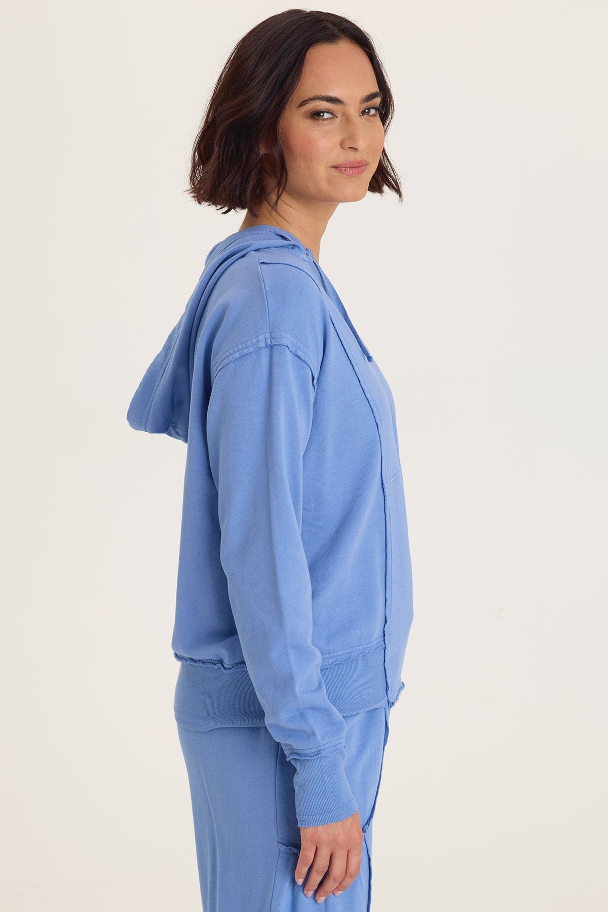 Wearables Rosalyn Casual Fleece Hoodie Shasta Lake - XCVI
