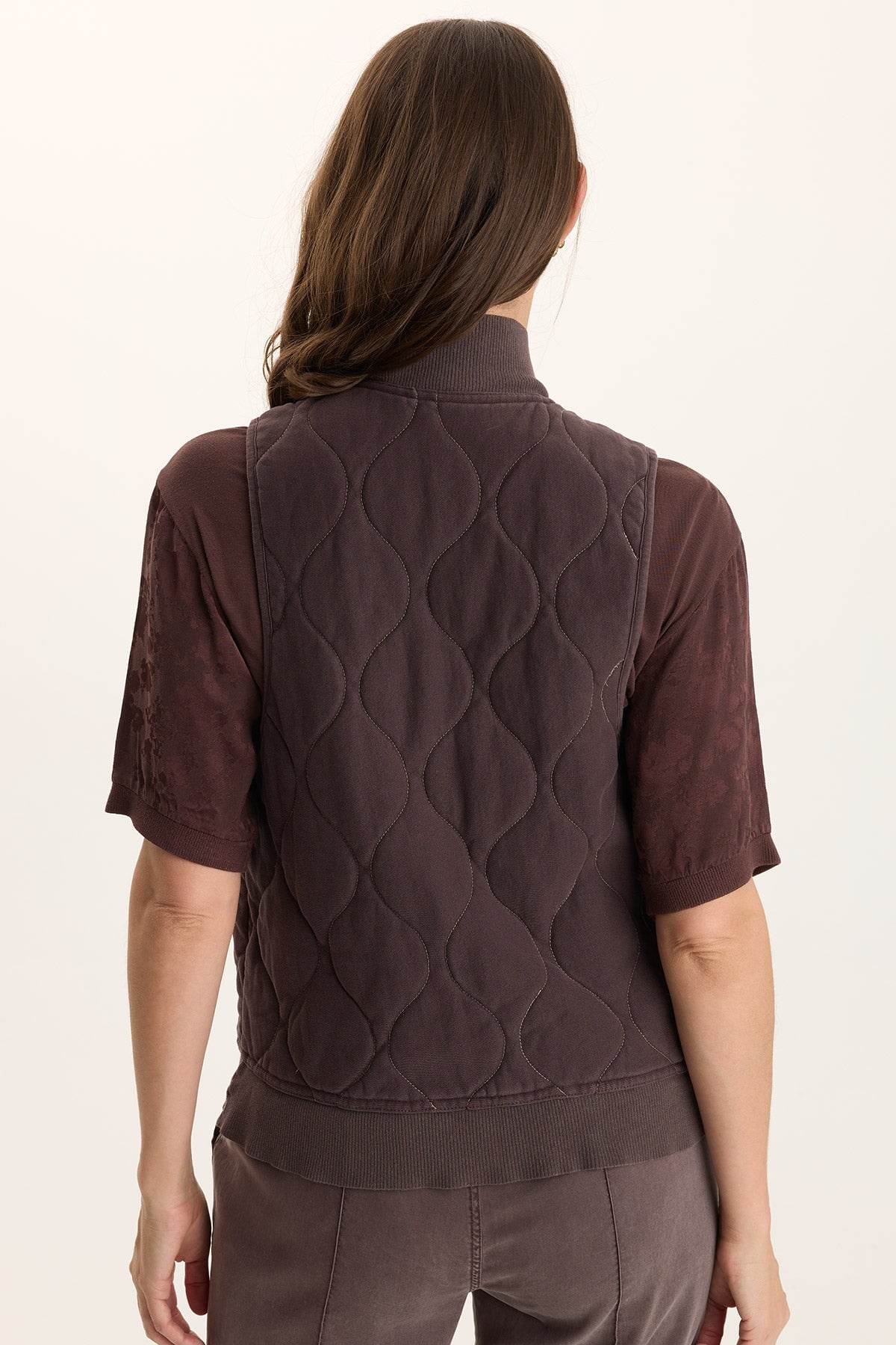 Aeric Quilted Vest Bistro Pigment - XCVI