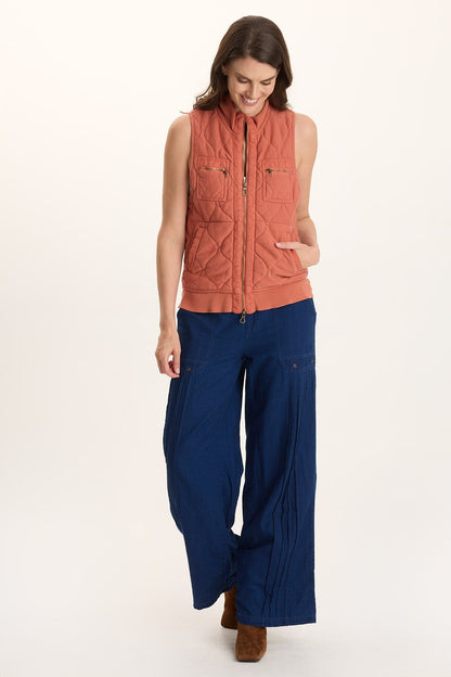 Aeric Quilted Vest Papaver - XCVI