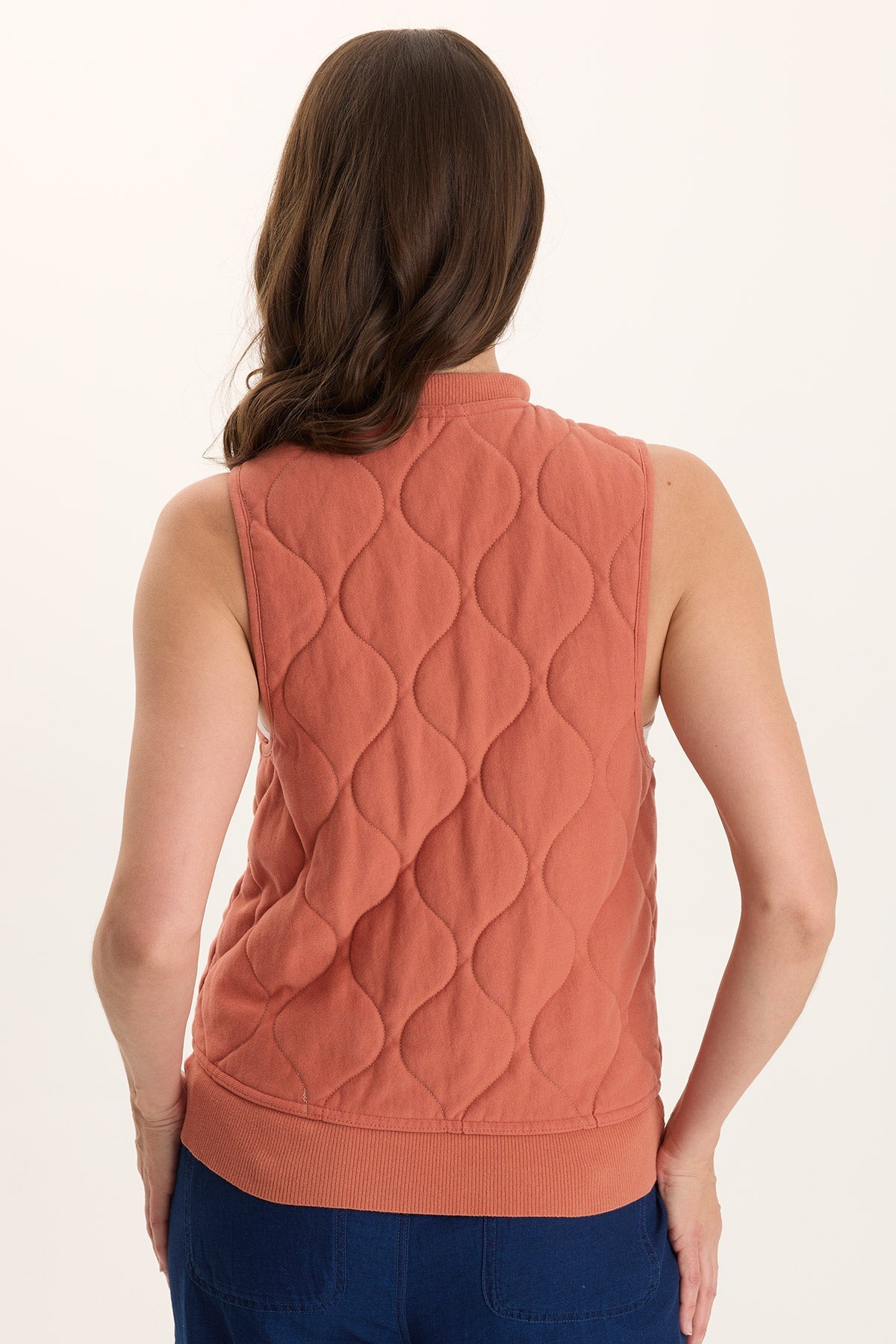Aeric Quilted Vest Papaver - XCVI