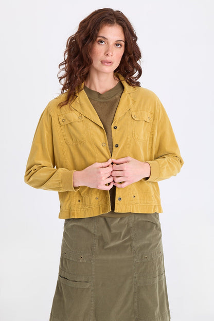 Marcellus Corduroy Trucket Jacket Radiance Pigment - XCVI