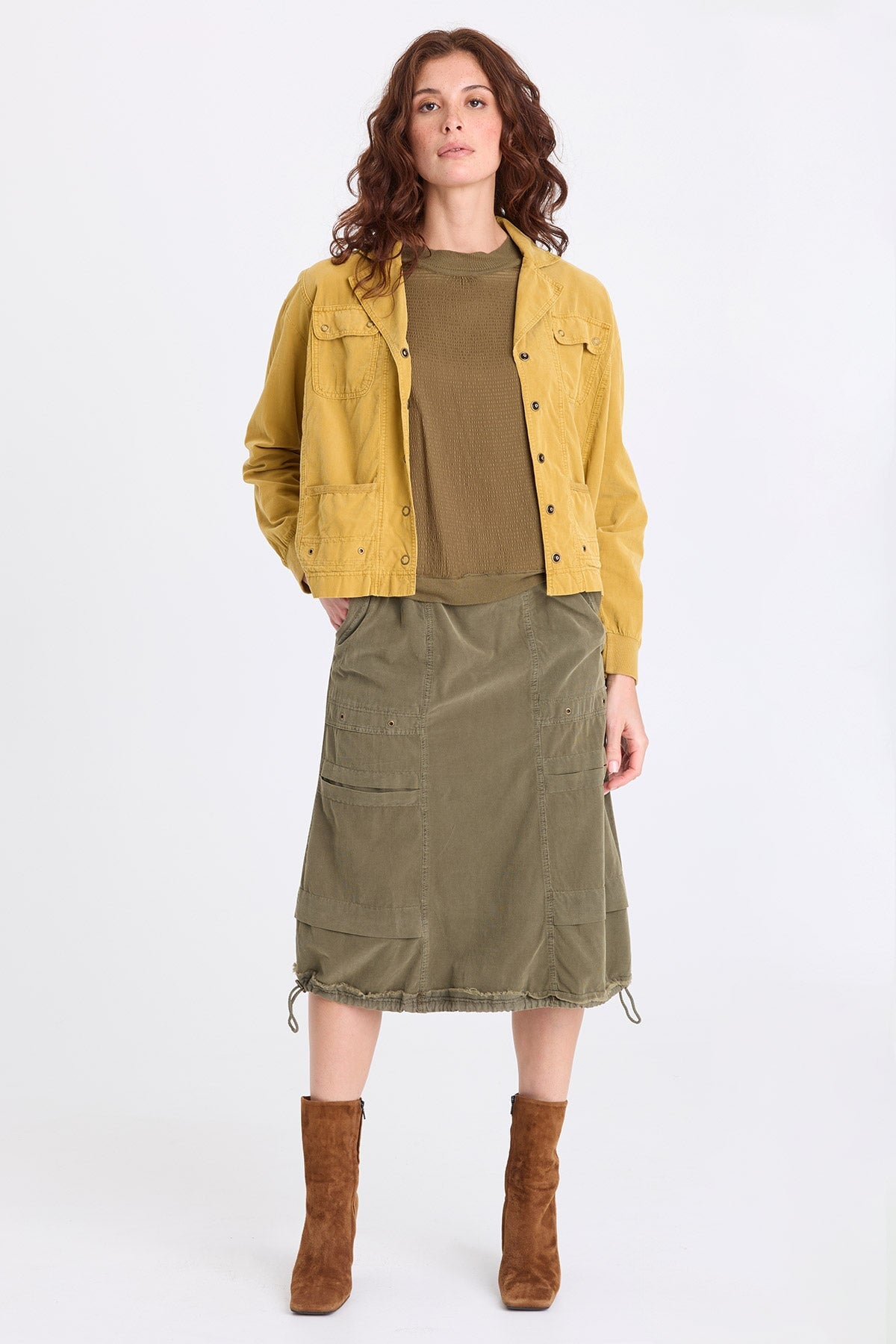 Marcellus Corduroy Trucket Jacket Radiance Pigment - XCVI