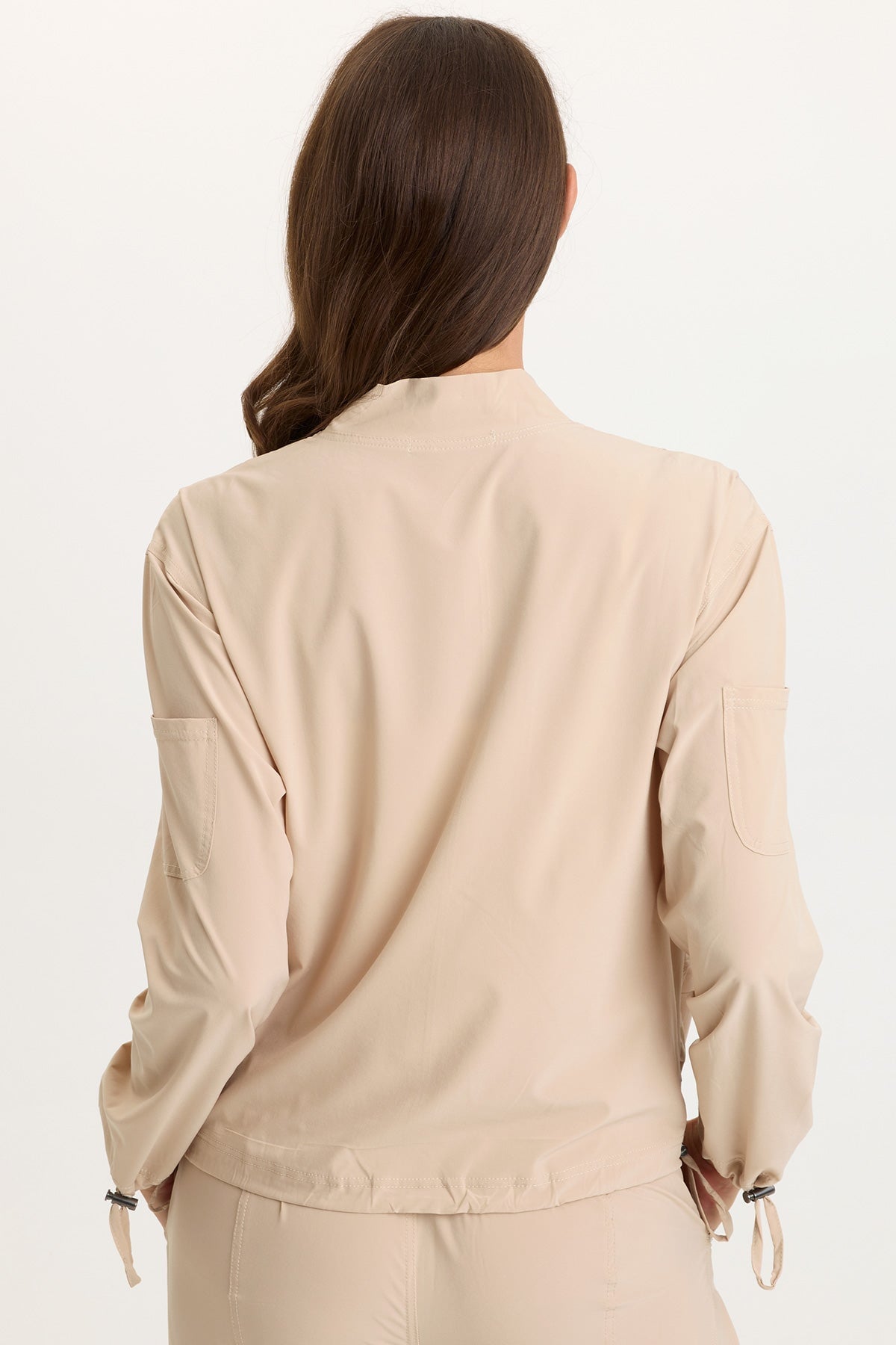 Wearables Bach Whisper 4-Way Stretch Bomber Jacket Sahara - XCVI