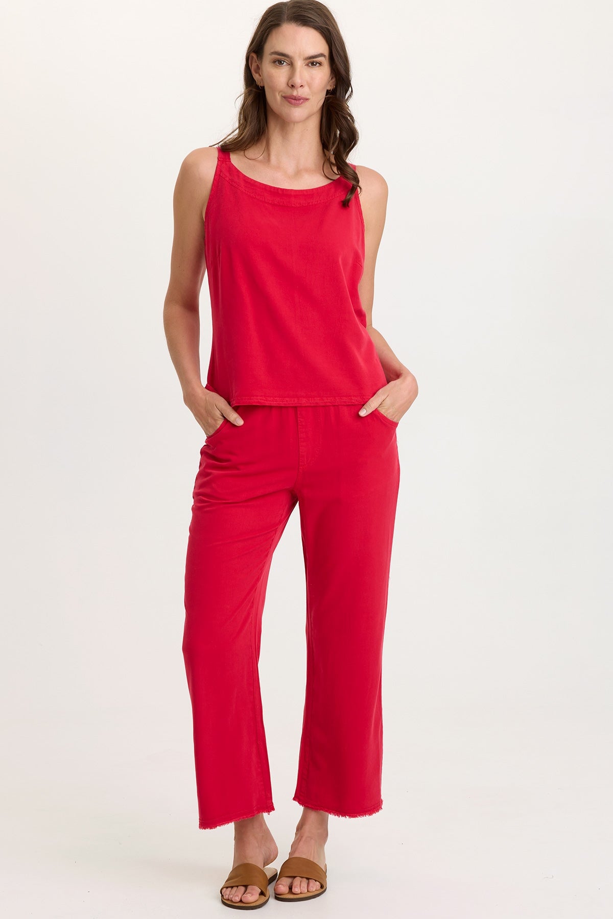 Wearables Lorilei Twill Five-Pocket Pull-On Pant San Marzano Pigment - XCVI