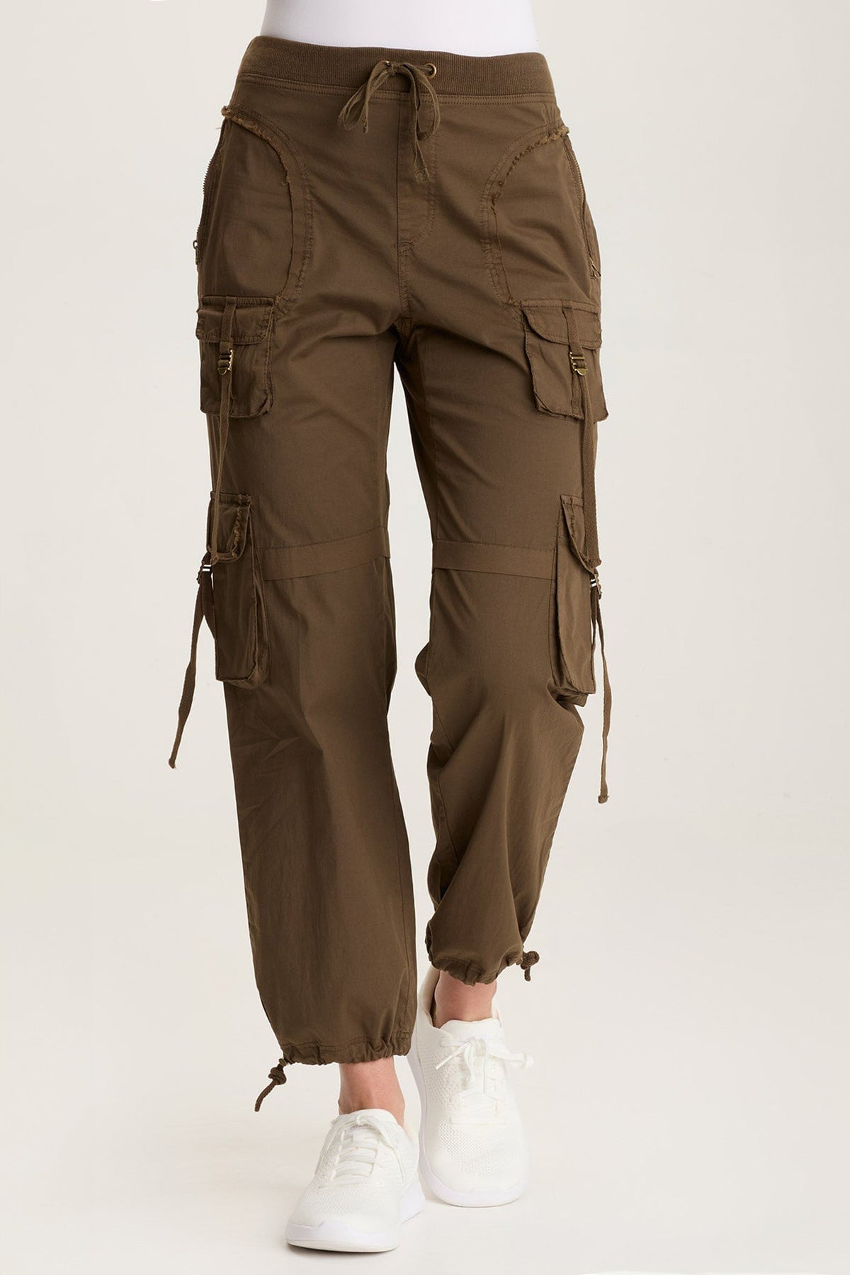 Jillit Poplin Cargo Jogger Crop Pant Westgate Pigment - XCVI