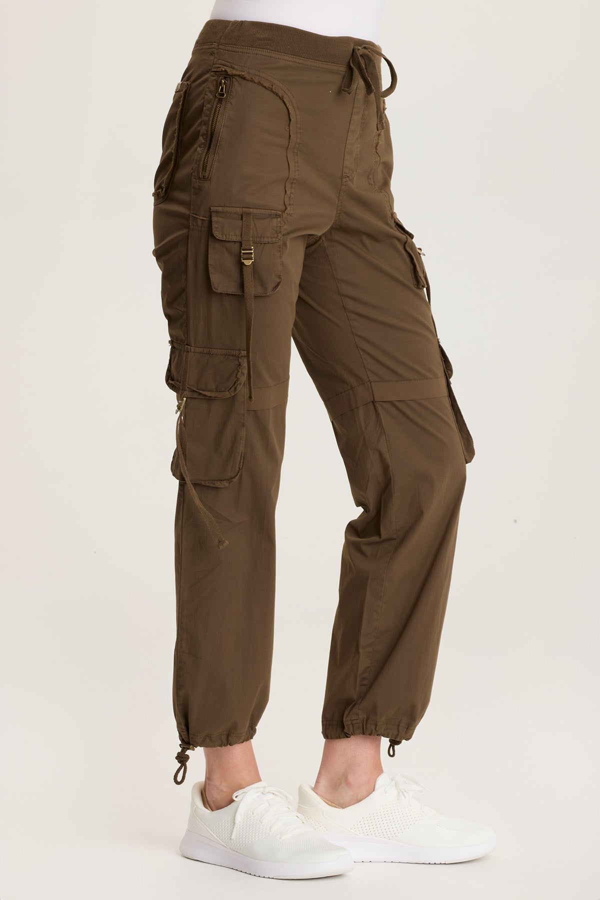 Jillit Poplin Cargo Jogger Crop Pant Westgate Pigment - XCVI
