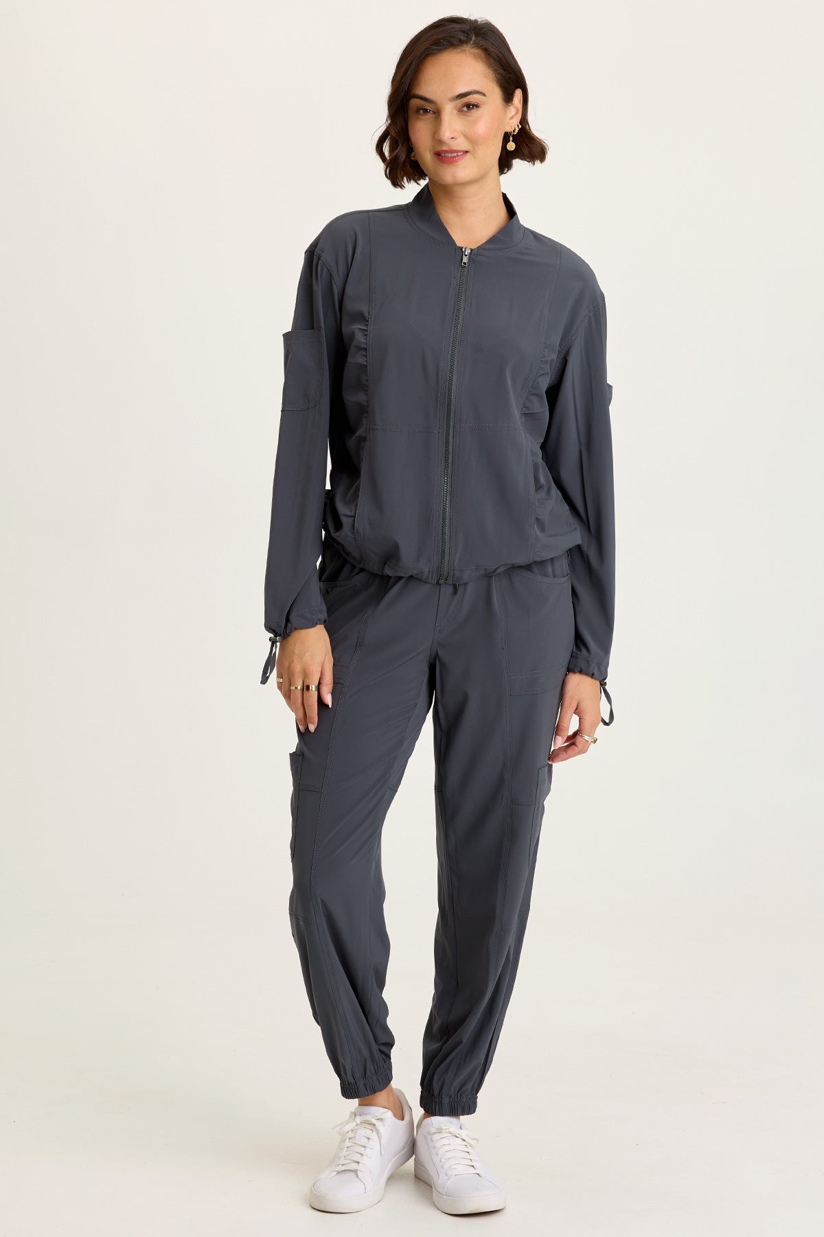 Wearables Theobald Whisper 4-Way Stretch Cargo Jogger Charcoal - XCVI