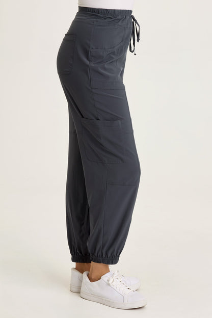 Wearables Theobald Whisper 4-Way Stretch Cargo Jogger Charcoal - XCVI
