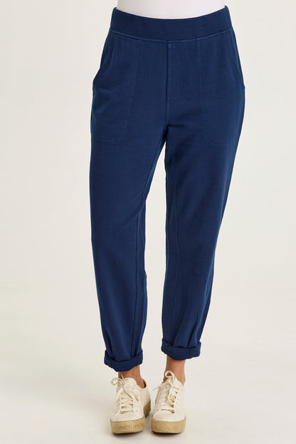 Wearables Kline Terry Pleated Leg Opening Jogger Pull-On Pant Airdale Pigment - XCVI