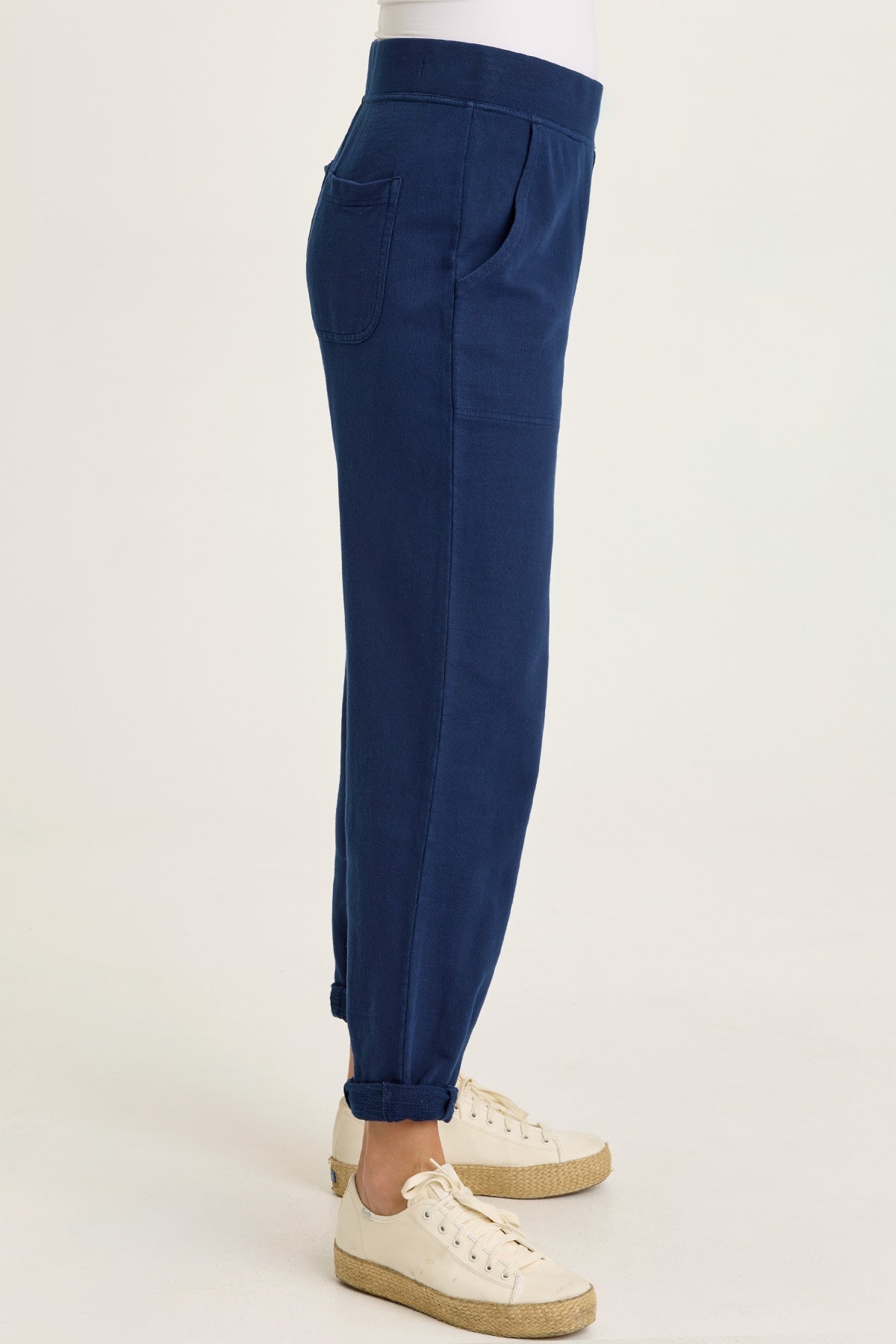 Wearables Kline Terry Pleated Leg Opening Jogger Pull-On Pant Airdale Pigment - XCVI
