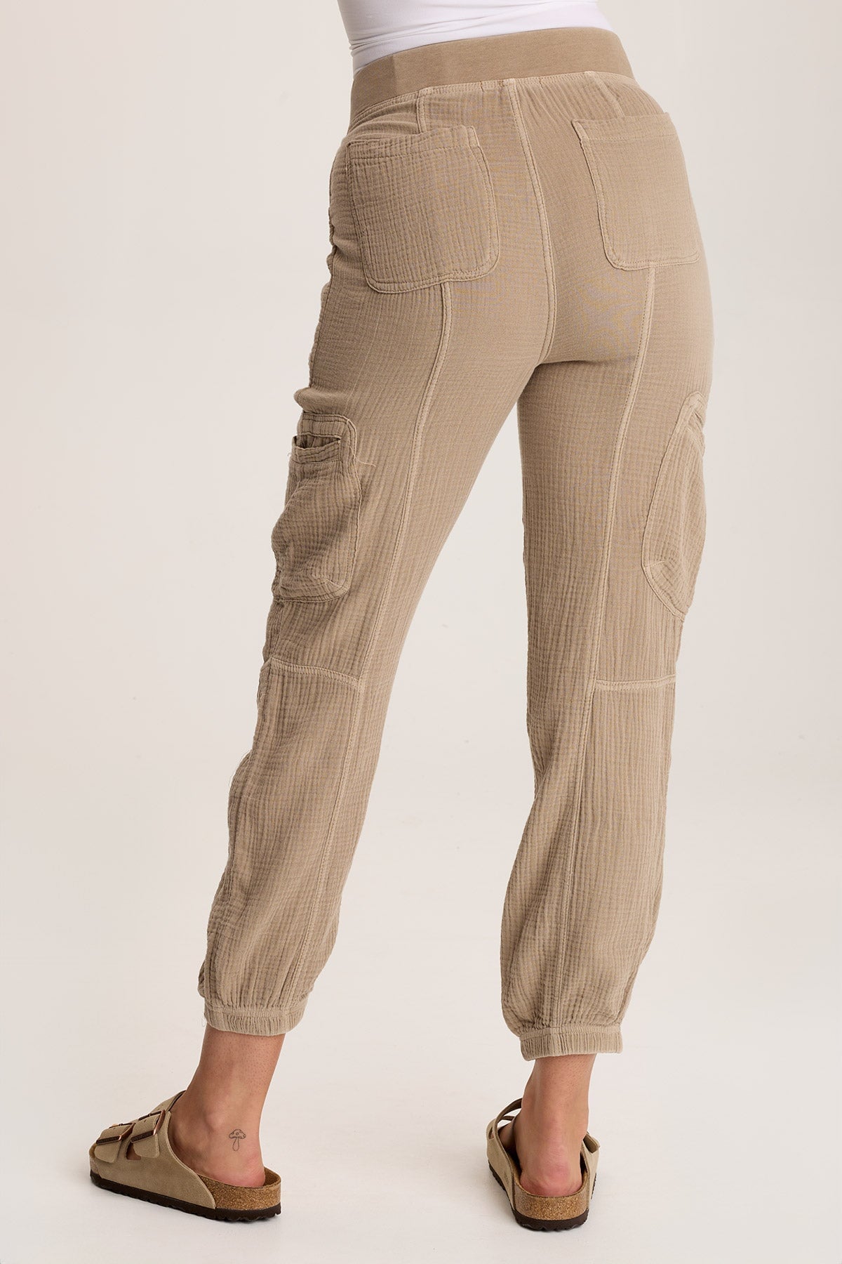 Hidalgo Plush Gauze Jogger Tanglewood Pigment - XCVI