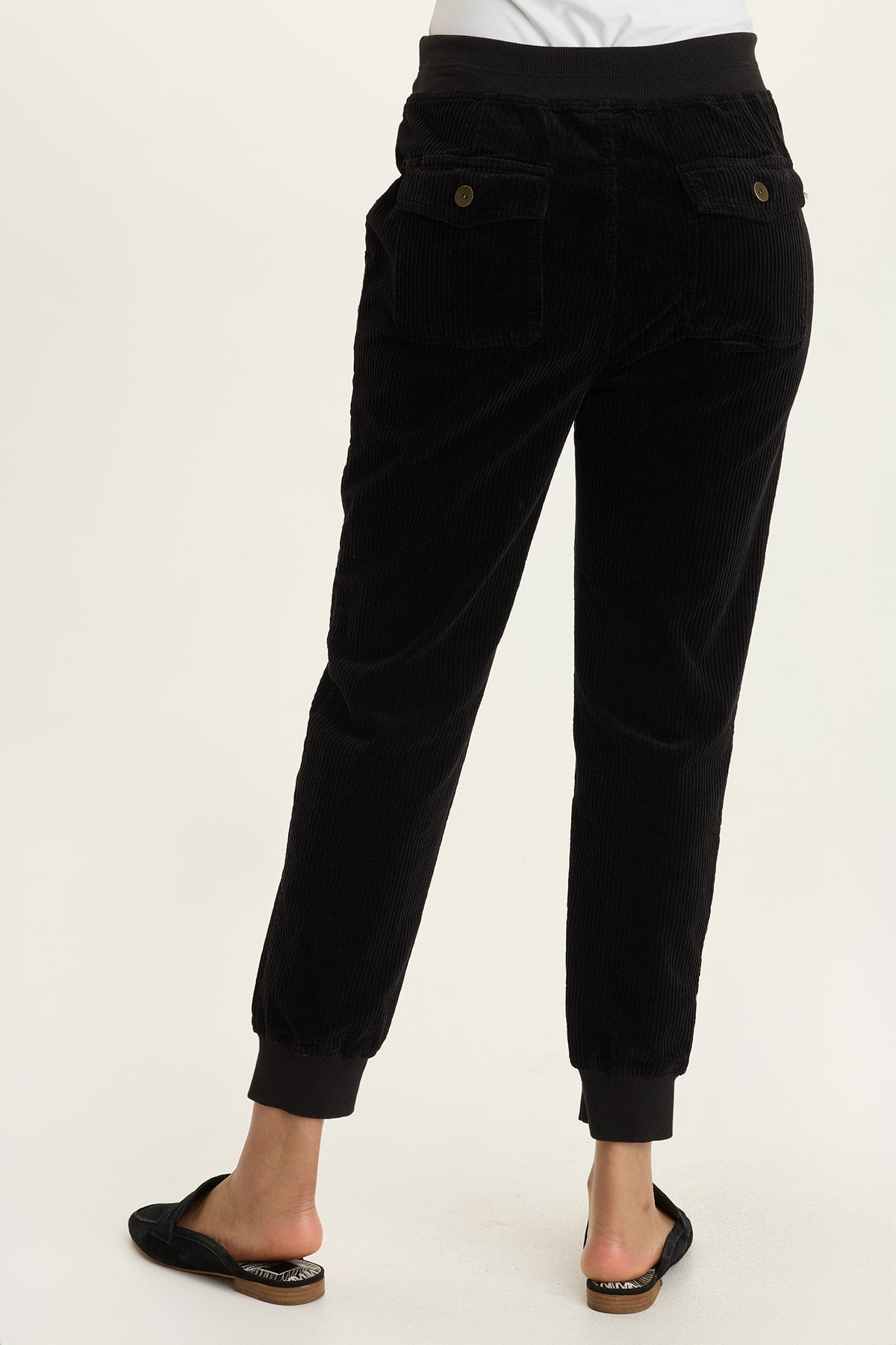 Wearables Dino Corduroy Jogger Black - XCVI