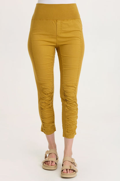 Wearables High Waist Poplin/Jersey Jetter Crop Legging  - XCVI