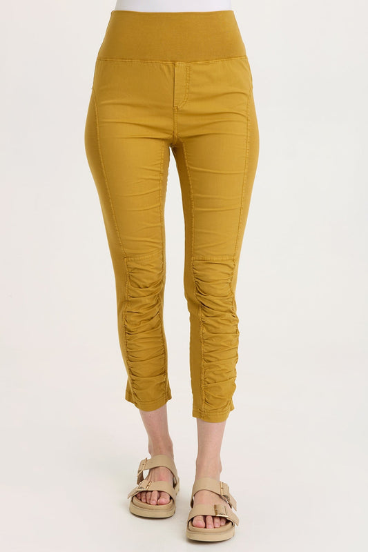 Wearables High Waist Poplin/Jersey Jetter Crop Legging  - XCVI