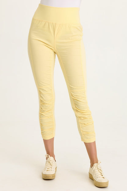 Wearables High Waist Poplin/Jersey Jetter Crop Legging  - XCVI