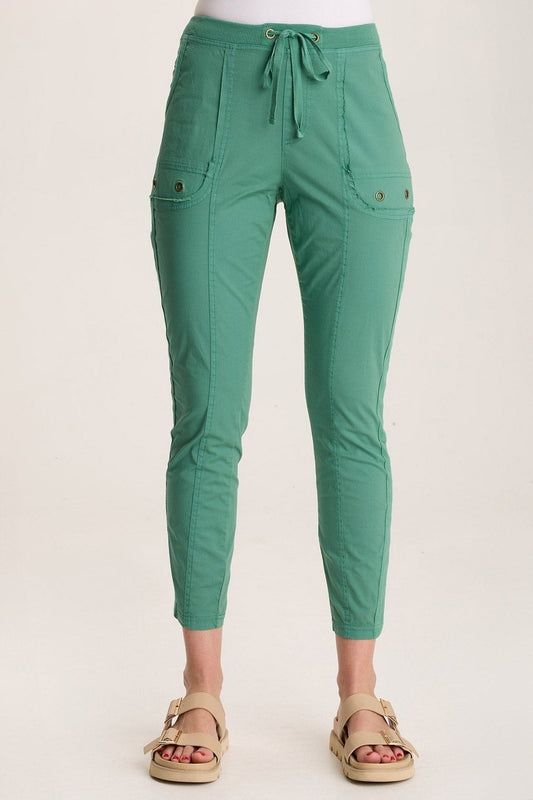 Rohan Poplin Jersey Drawstring Legging Feldspar - XCVI