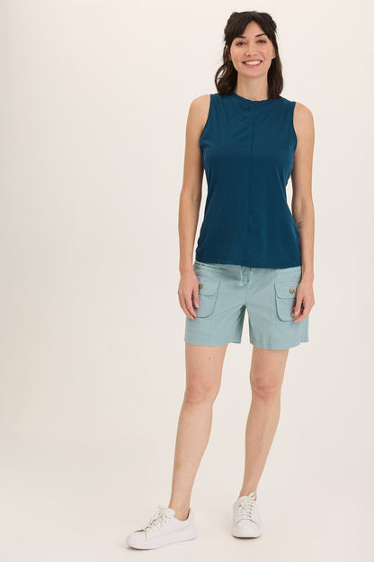 Wearables Felix Poplin Cargo Short Ocean Front - XCVI