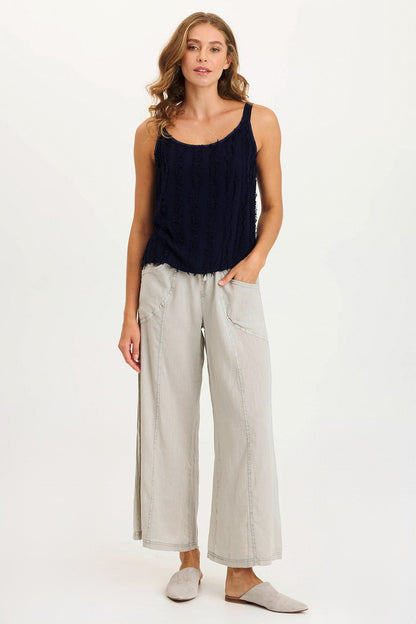 Haddon A-Line Breezy Stripe Tank Adrift Pigment - XCVI