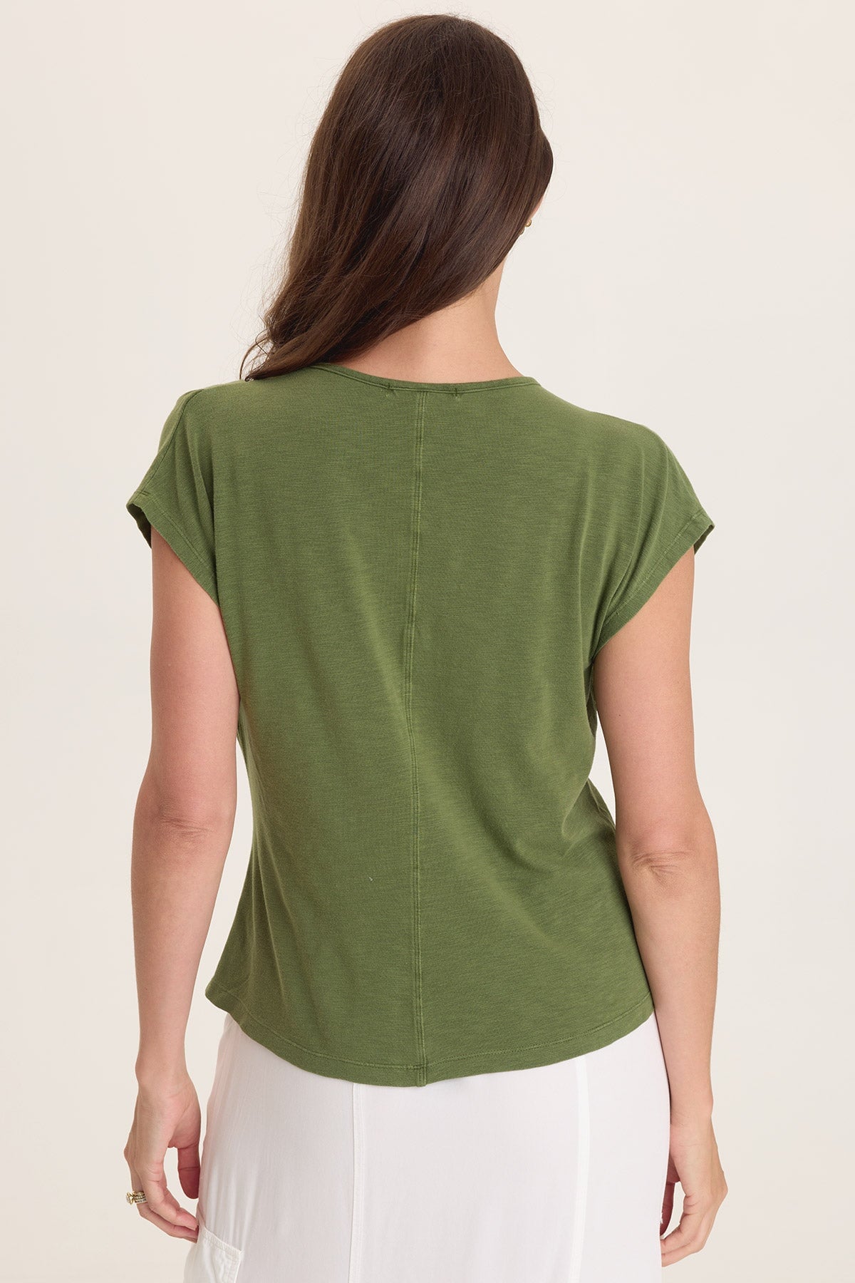 Wearables Arwen Slub Jersey Mock Neck Tee Apollo Pigment - XCVI