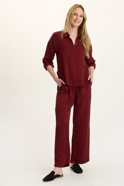 Wearables Aeson Relaxed-Fit Long-Sleeve Top Salem's Door - XCVI