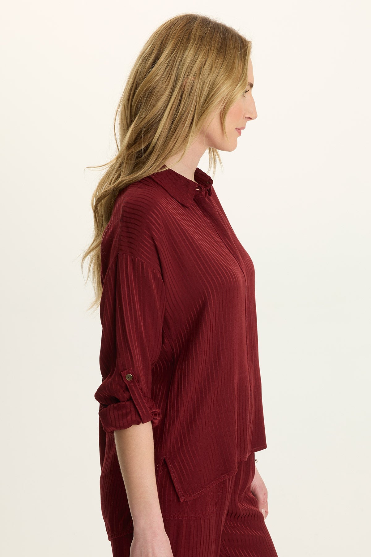 Wearables Aeson Relaxed-Fit Long-Sleeve Top Salem's Door - XCVI