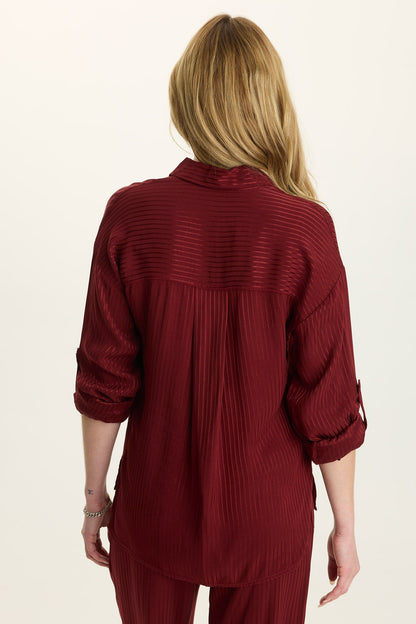 Wearables Aeson Relaxed-Fit Long-Sleeve Top Salem's Door - XCVI
