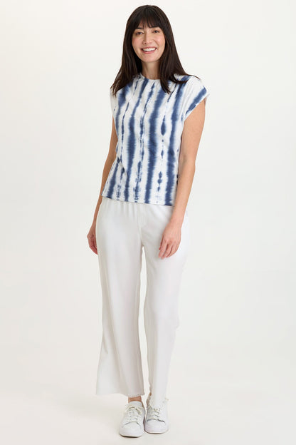 Wearables Lorilei Twill Five-Pocket Pull-On Pant White - XCVI