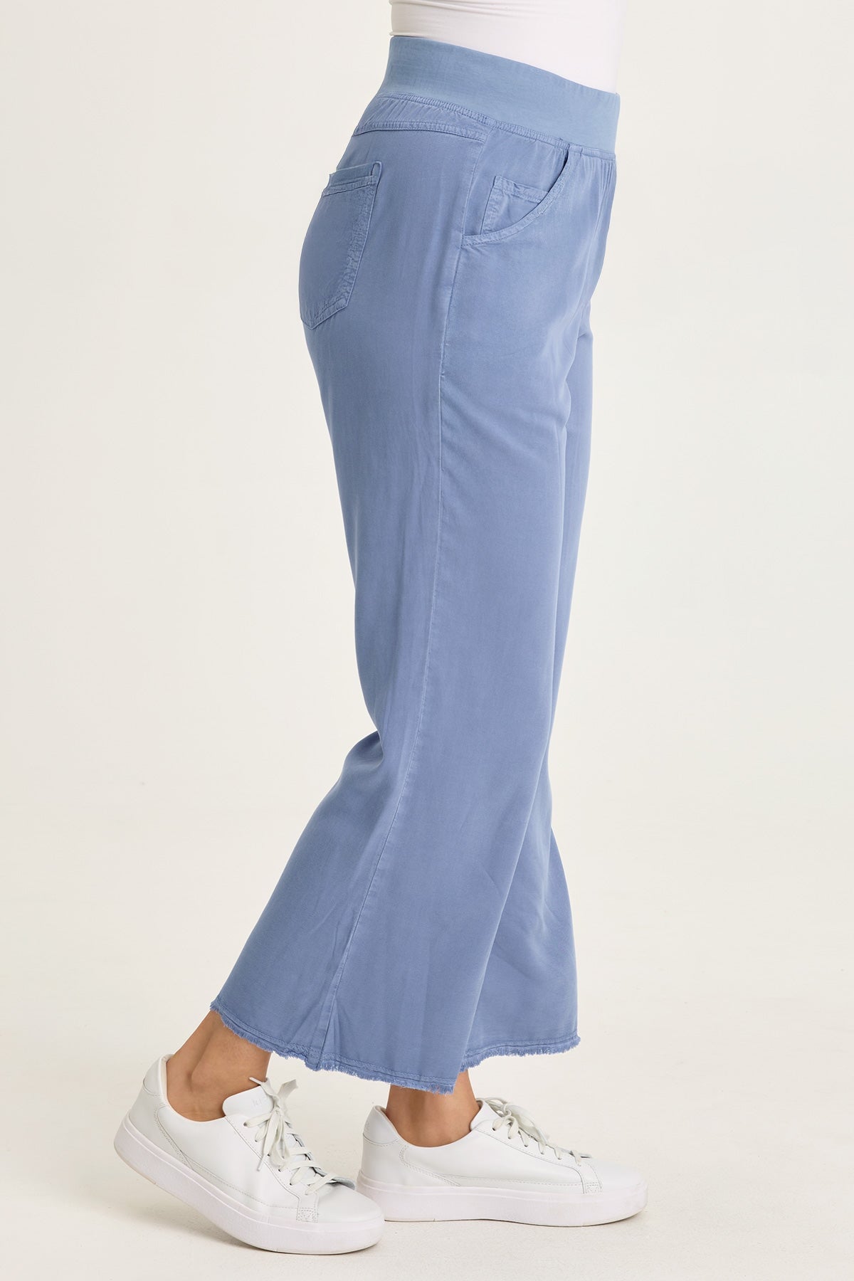 Wearables Lorilei Twill Five-Pocket Pull-On Pant Shasta Lake - XCVI