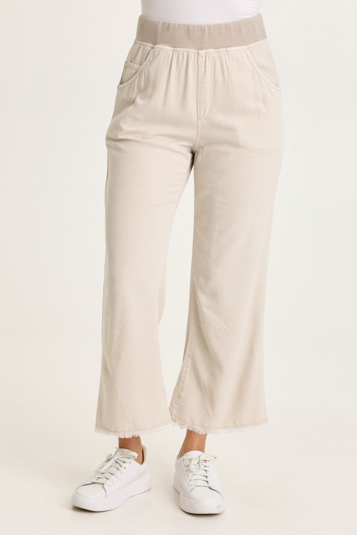 Wearables Lorilei Twill Five-Pocket Pull-On Pant Clay Pot Pigment - XCVI