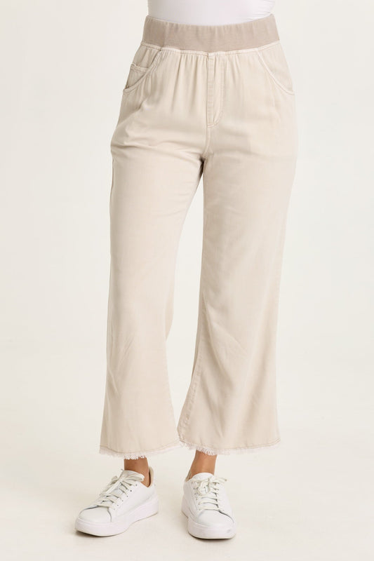 Wearables Lorilei Twill Five-Pocket Pull-On Pant Clay Pot Pigment - XCVI
