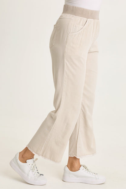 Wearables Lorilei Twill Five-Pocket Pull-On Pant Clay Pot Pigment - XCVI