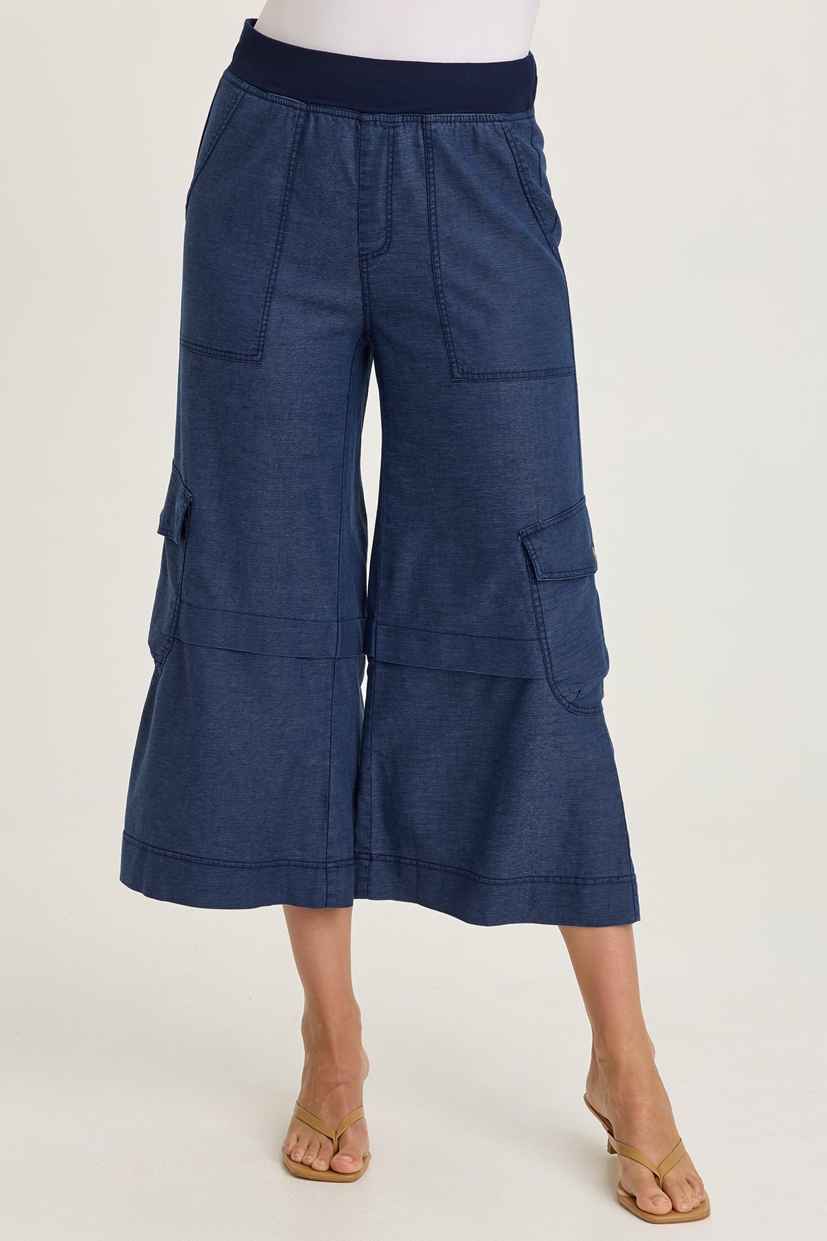 Wearables Rosalina Twill Cargo Gaucho Crop Airdale Pigment - XCVI
