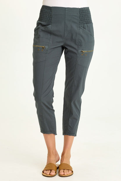Wearables Acker Slim Zipper Crop Pant  - XCVI