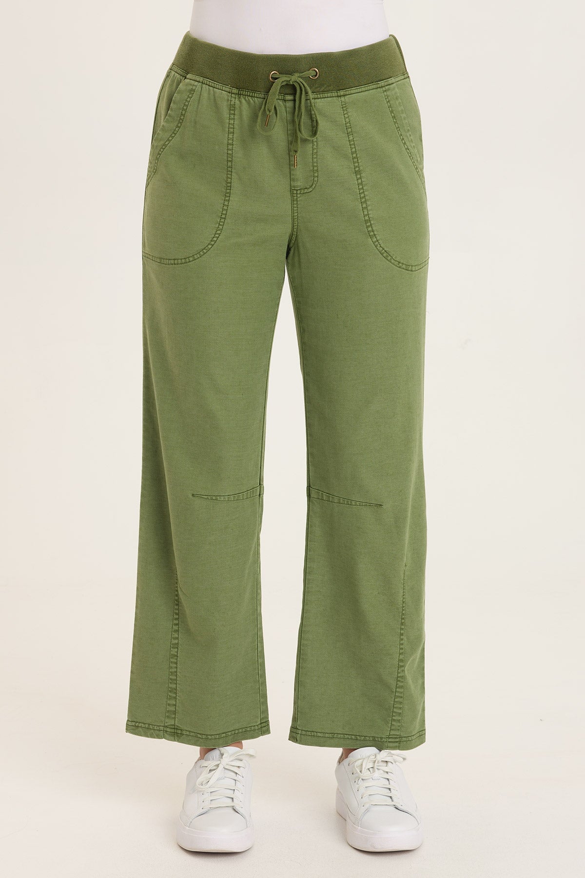 Wearables Mandell Twill Drawstring Barrel-Like Dart Pant Apollo Pigment - XCVI